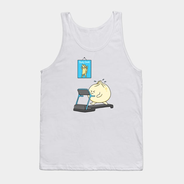 Dumpling Body Goals Tank Top by Kimprut